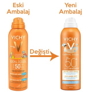 Vichy Ideal Soleil Mist for Children Spf 50+ 200 ml Çocuk Güneş Spreyi
