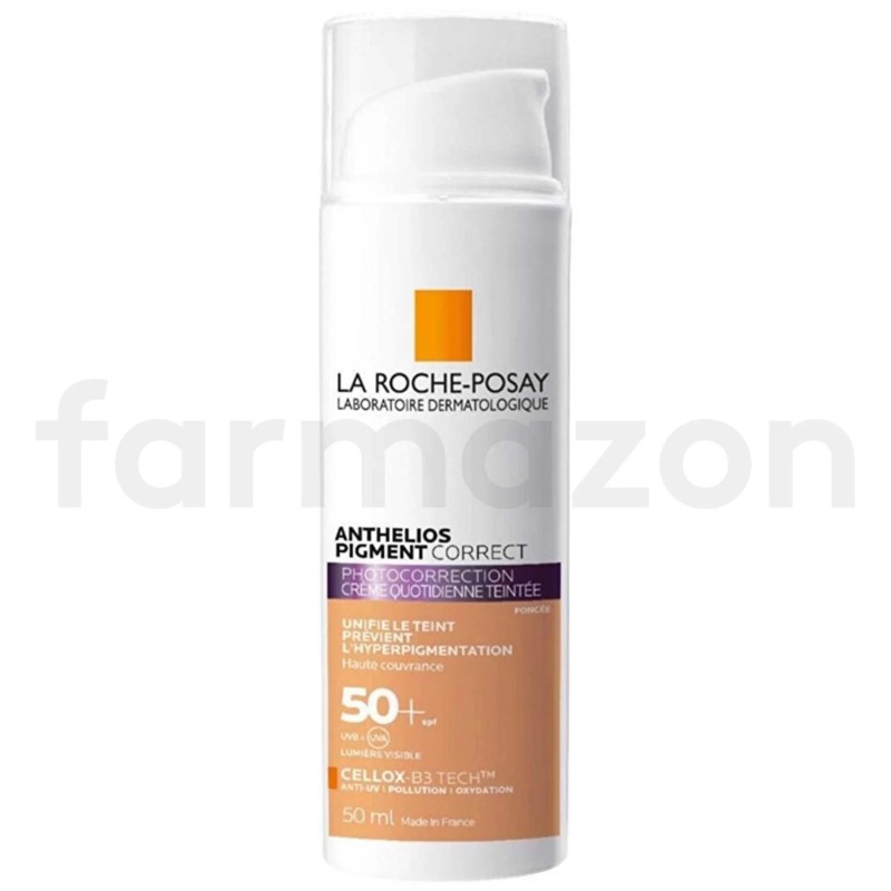 La Roche-Posay Anthelios Pigment Correct Medium Renkli 50 Faktör Güneş Kremi 50 ml