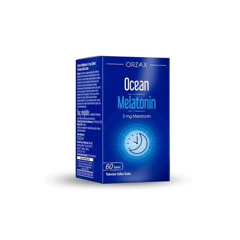 Ocean Melatonin 3 mg 60 Tablet Ocean Melatonin 3 mg 60 Tablet