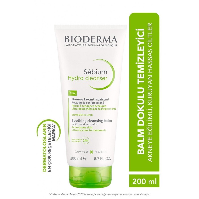 Bioderma Sebium Hydra Cleanser Yatıştırıcı Temizleme Balsami 200 ml Bioderma Sebium Hydra Cleanser Yatıştırıcı Temizleme Balsami 200 ml