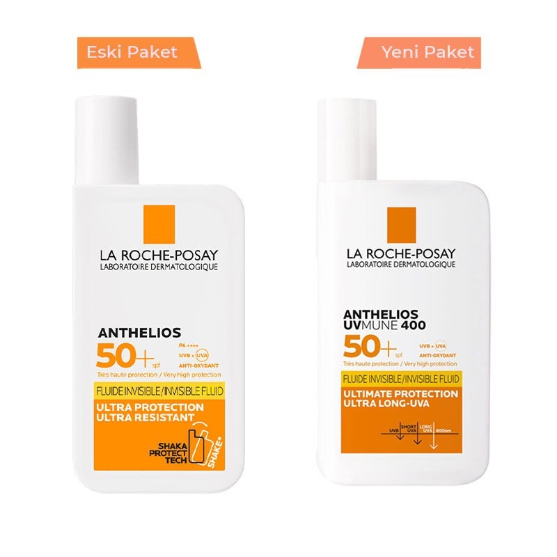 La Roche-Posay Anthelios UVmune 400 SPF 50+ Invisible Fluid Güneş Koruyucu Yüz Kremi