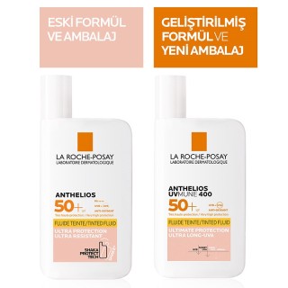 La Roche Posay Anthelios UVmune Fluid Güneş Kremi Tinted SPF50+ 50 ml La Roche Posay Anthelios UVmune Fluid Güneş Kremi Tinted SPF50+ 50 ml