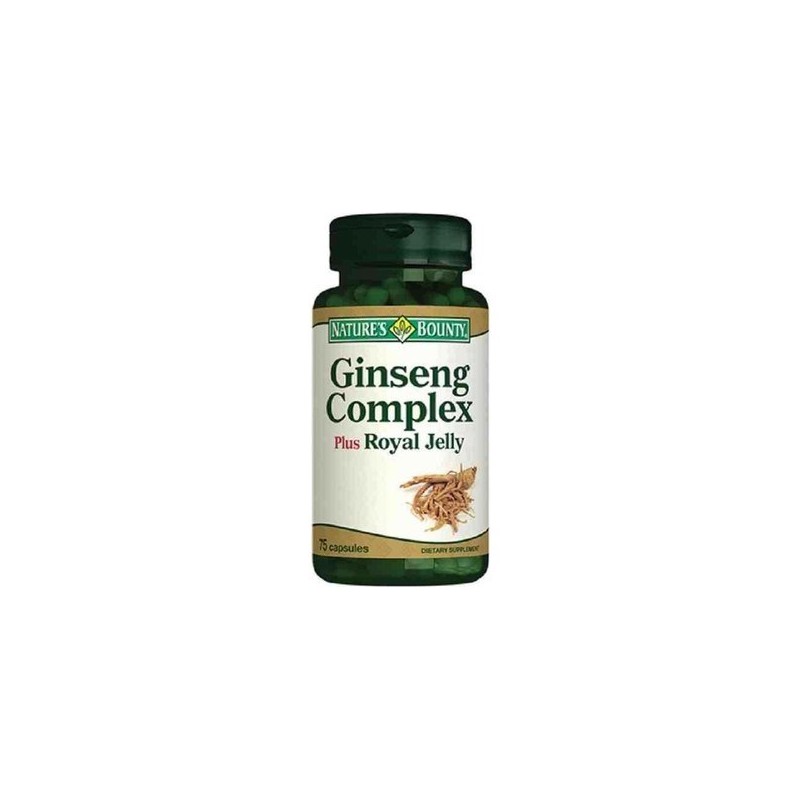 Nature's Bounty Ginseng Complex Plus Royal Jelly 75 Kapsül Nature's Bounty Ginseng Complex Plus Royal Jelly 75 Kapsül