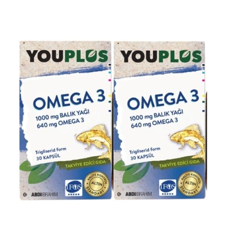 Youplus Omega 3 30 Kapsül 2 Adet 