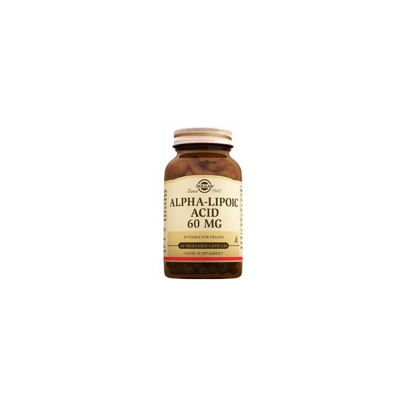 Solgar Alpha Lipoic Acid 60 mg 30 Kapsül Solgar Alpha Lipoic Acid 60 mg 30 Kapsül