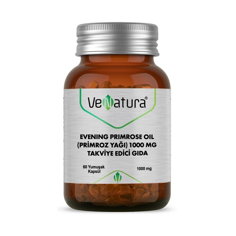 Venatura Evening Primrose Oil Primroz Yağı 1000 mg 60 Kapsül