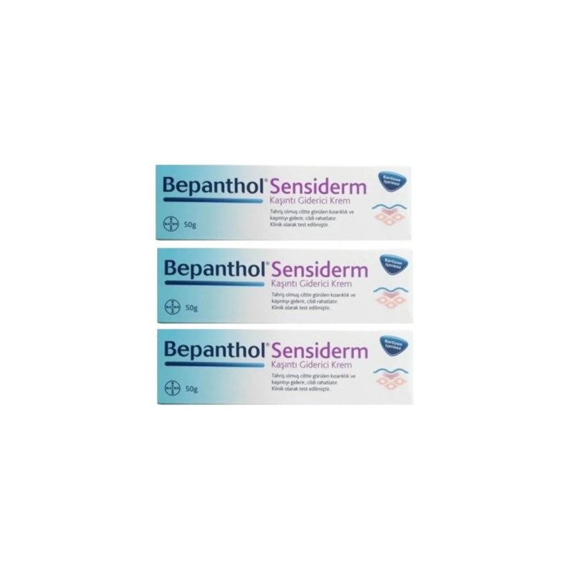Bepanthol Sensiderm 50 gr 3 Adet Egzama ve Kaşıntı Giderici Krem
