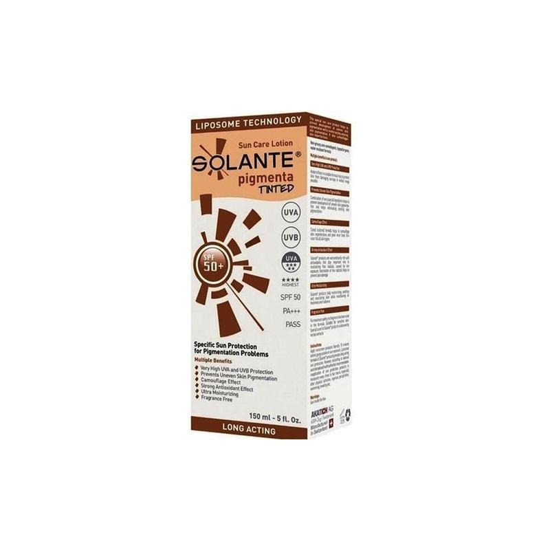 Solante Pigmenta Tinted Güneş Koruyucu Losyon Spf 50 150 ml