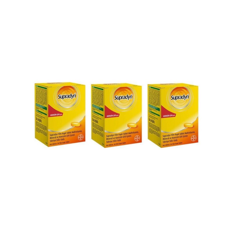 Supradyn 30 Tablet 3 Adet Supradyn 30 Tablet 3 Adet