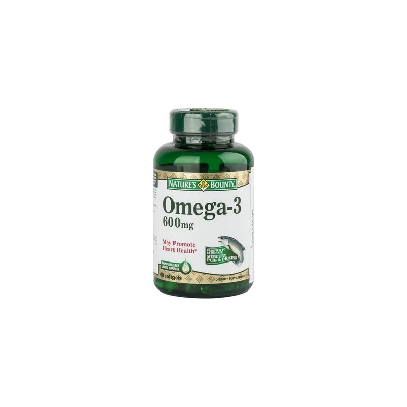 Nature's Bounty Omega 3 600 mg 90 Kapsül