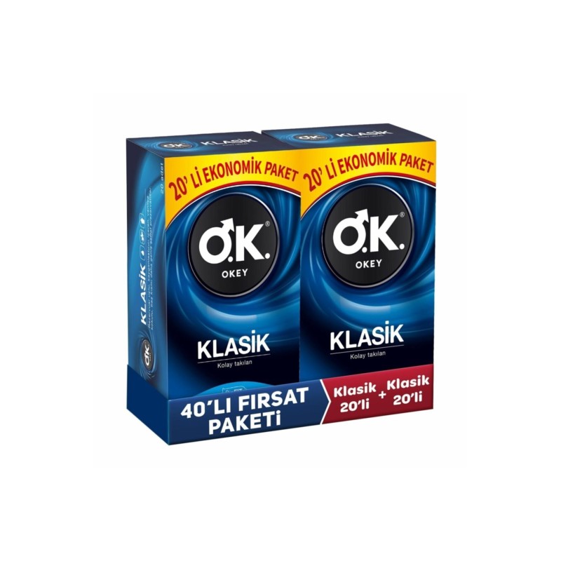 Okey Klasik 40 lı Prezervatif