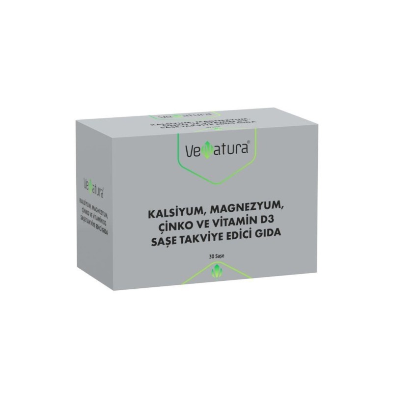 Venatura Kalsiyum, Magnezyum, Çinko Ve Vitamin D3 30 Saşe