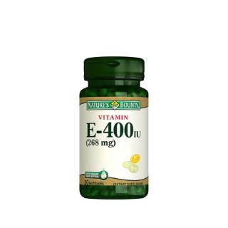 Nature's Bounty Vitamin E-400 IU 50 Softgel