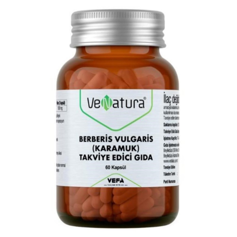 Venatura Berberis Vulgaris Karamuk 60 Kapsül