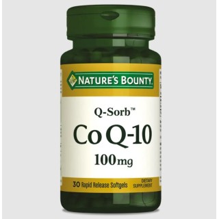Nature's Bounty Q-Sorb Coenzyme Q-10 100 mg 30 Kapsül