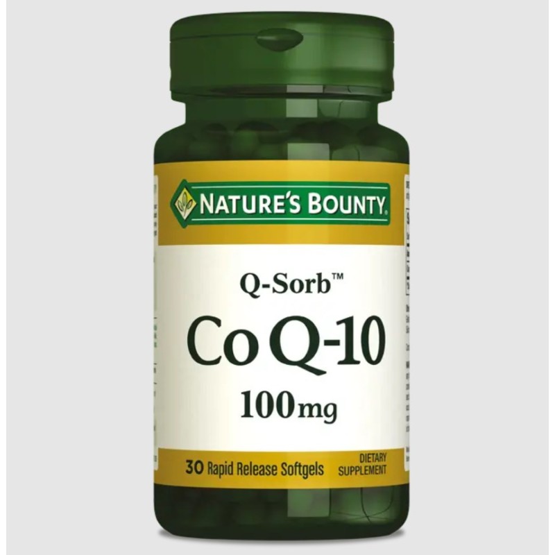 Nature's Bounty Q-Sorb Coenzyme Q-10 100 mg 30 Kapsül