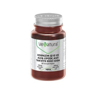Venatura Koenzim Q10 ve Alfa Lipoik Asit 60 Kapsül