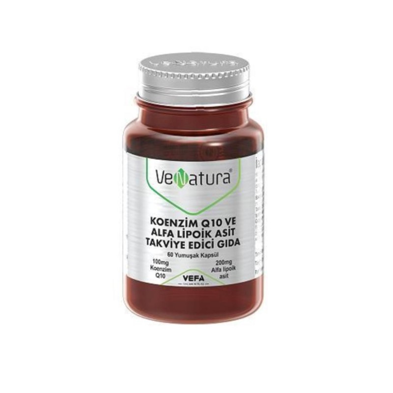 Venatura Koenzim Q10 ve Alfa Lipoik Asit 60 Kapsül