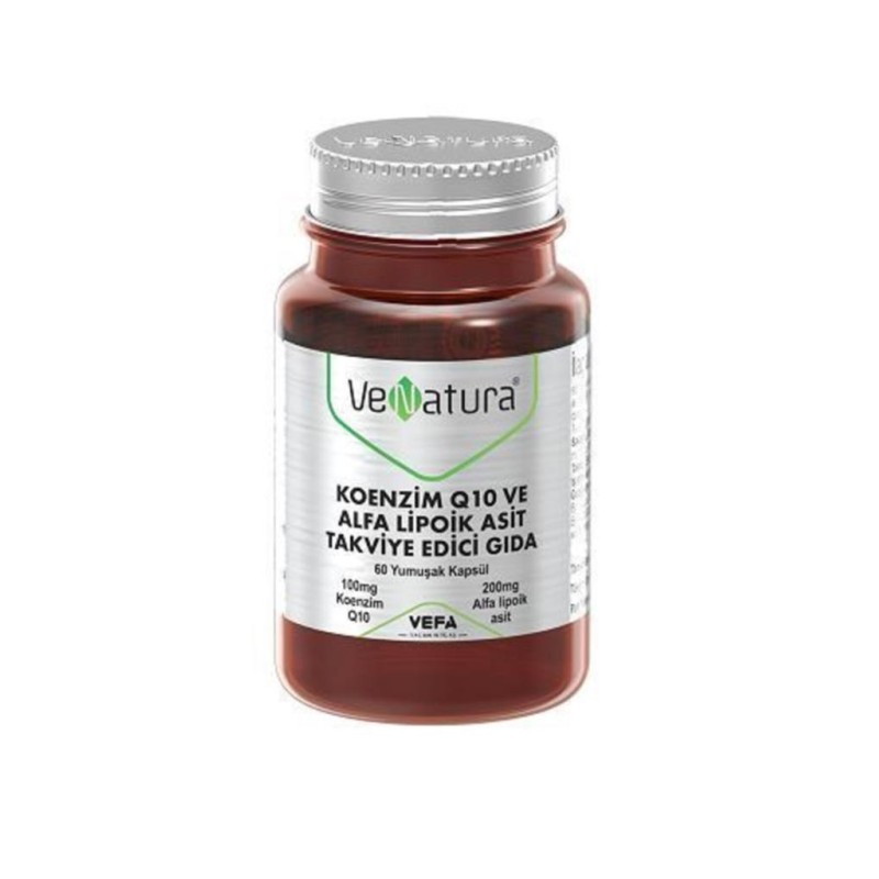 Venatura Koenzim Q10 ve Alfa Lipoik Asit 60 Kapsül