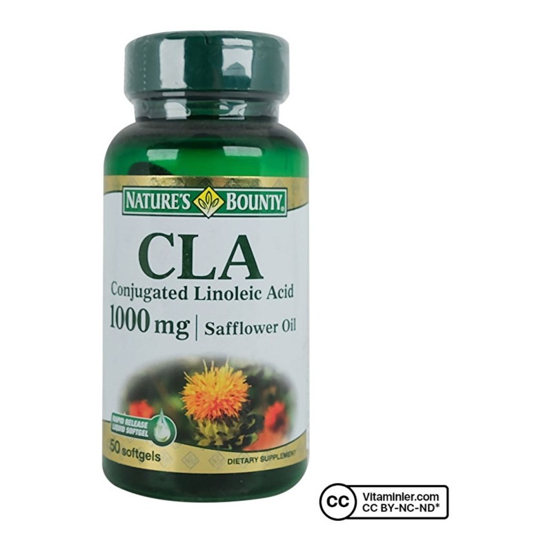 Nature's Bounty CLA 1000 mg 50 Softgel