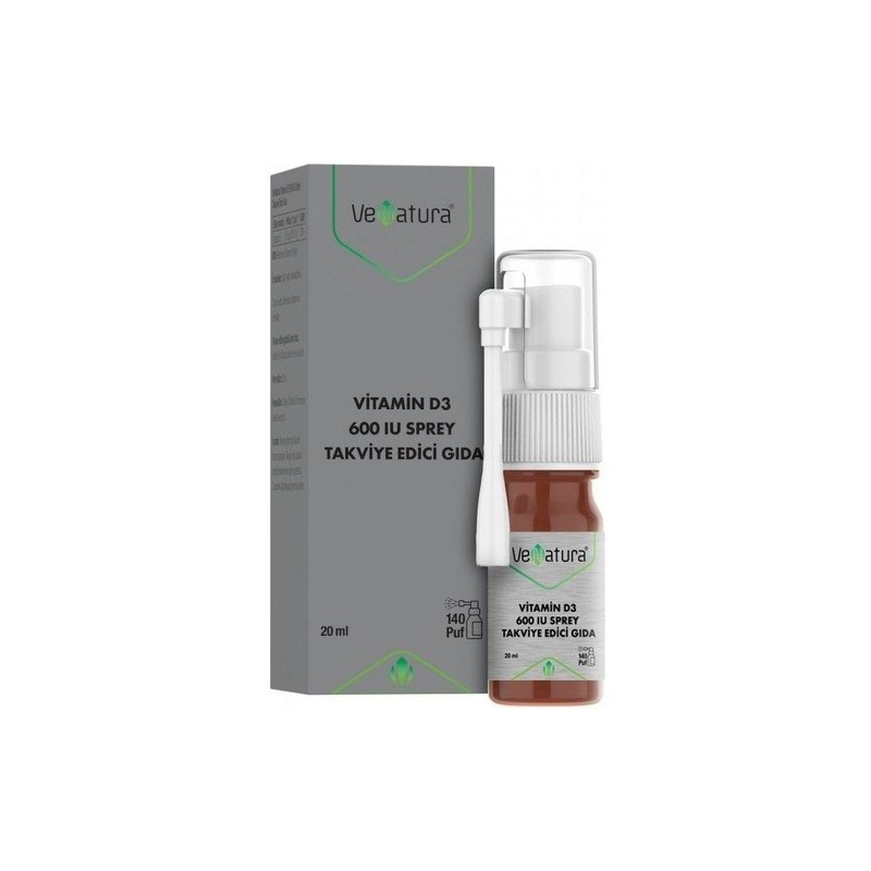 Venatura Vitamin D3 600 IU Sprey 20 ml Venatura Vitamin D3 600 IU Sprey 20 ml