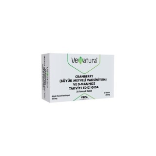 Venatura Cranberry ve D-Mannoz 30 Kapsül