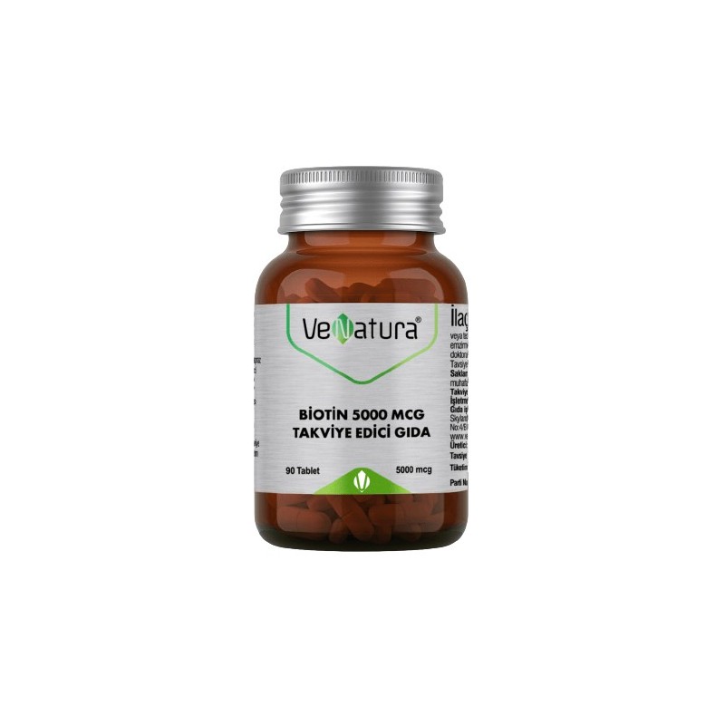 Venatura Biotin 5000 mcg 90 Tablet Venatura Biotin 5000 mcg 90 Tablet