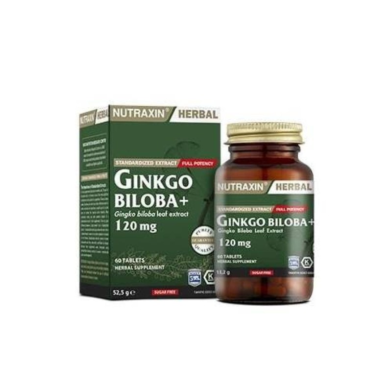 Nutraxin Ginkgo Biloba 60 Tablet