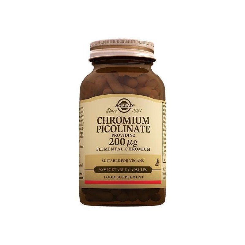Solgar Chromium Picolinate 200 mcg 90 Kapsül