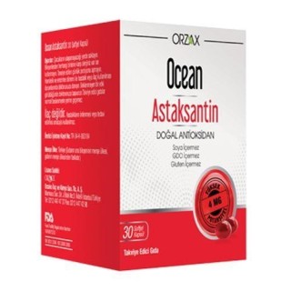 Ocean Astaksantin 30 Kapsül Ocean Astaksantin 30 Kapsül