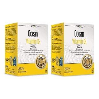 Ocean Vitamin D3 600 IU Sprey 20 ml 2 Adet