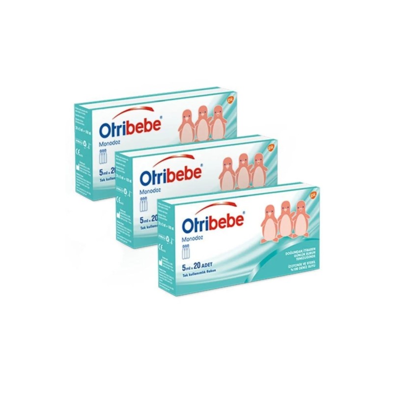 Otribebe Monodoz 20 Flakon Serum Fizyolojik 3 Adet