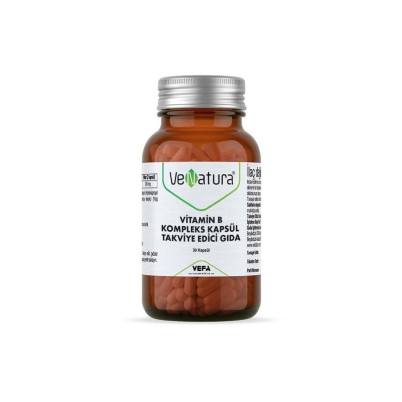 Venatura Vitamin B Kompleks 30 Kapsül