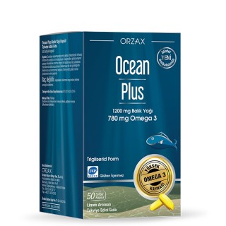Ocean Plus 1200 mg 50 Kapsül Balık Yağı Ocean Plus 1200 mg 50 Kapsül Balık Yağı