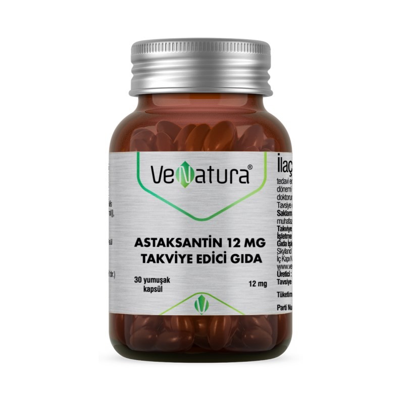 Venatura Astaksantin 12 Mg 30 Kapsül