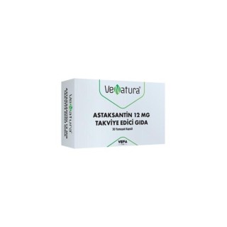 Venatura Astaksantin 12 Mg 30 Kapsül Venatura Astaksantin 12 Mg 30 Kapsül
