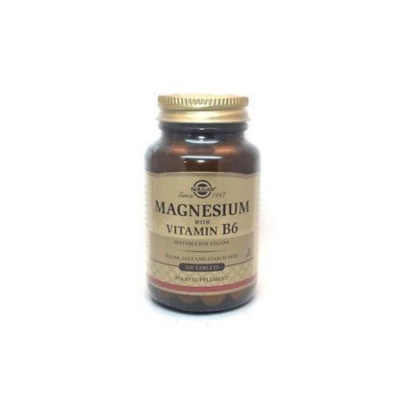 Solgar Magnesium with Vitamin B6 100 Tablet