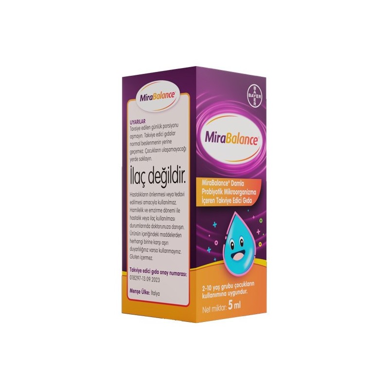 Mirabalance Probiyotik Damla 5 Ml
