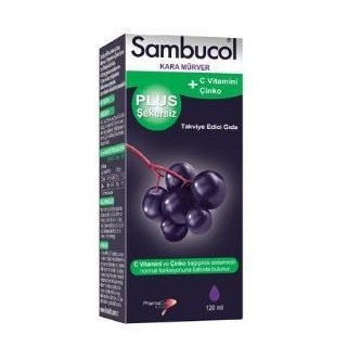 Sambucol Plus Şekersiz Likit Kara Mürver Esktresi 120 ml