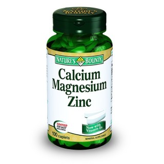 Nature's Bounty Calcium Magnesium Zinc 100 Tablet