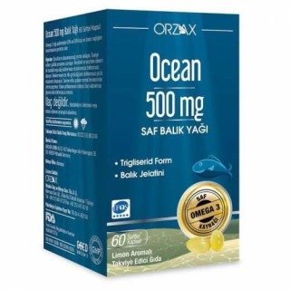 Ocean 500 mg 60 Kapsül Saf Balık Yağı Ocean 500 mg 60 Kapsül Saf Balık Yağı
