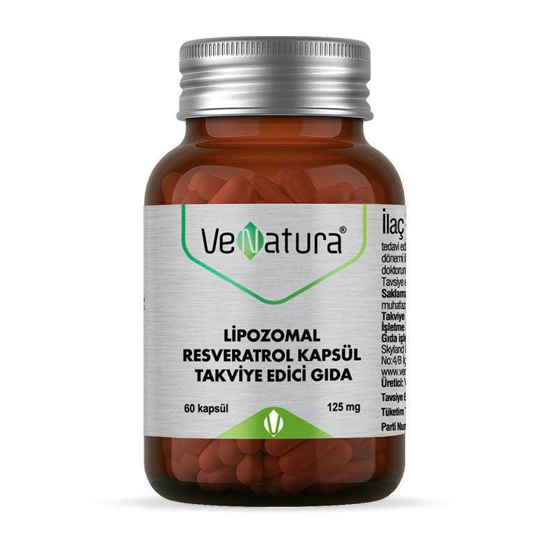 Venatura Lipozomal Resveratrol 125 mg 60 Kapsül