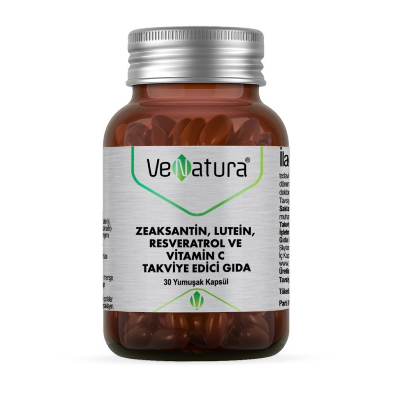 Venatura Zeaksantin Lutein Resveratrol Vitamin C 30 Kapsül