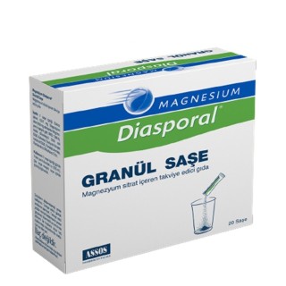 Magnesium Diasporal Granül 20 Saşe
