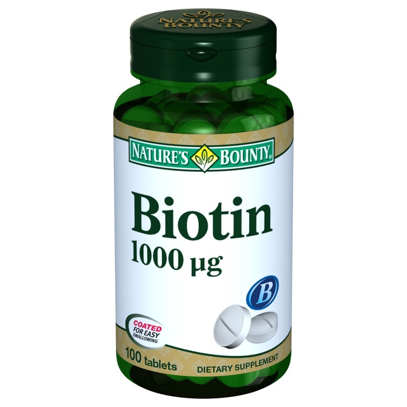 Nature's Bounty Biotin 1000 mcg 100 Tablet