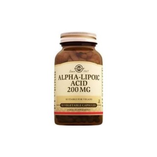 Solgar Alpha Lipoic Acid 200 mg 50 Kapsül Solgar Alpha Lipoic Acid 200 mg 50 Kapsül