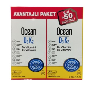 Ocean D3K2 20 ml Damla 2 Adet
