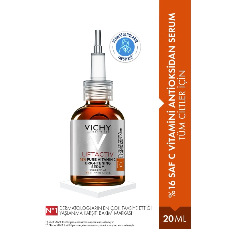 Vichy Liftactiv %16 Saf C Vitamini Antioksidan Serum 20 ml Vichy Liftactiv %16 Saf C Vitamini Antioksidan Serum 20 ml