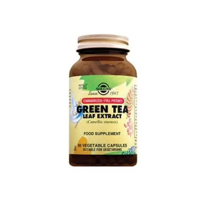 Solgar Green Tea Leaf Extract 60 Kapsül