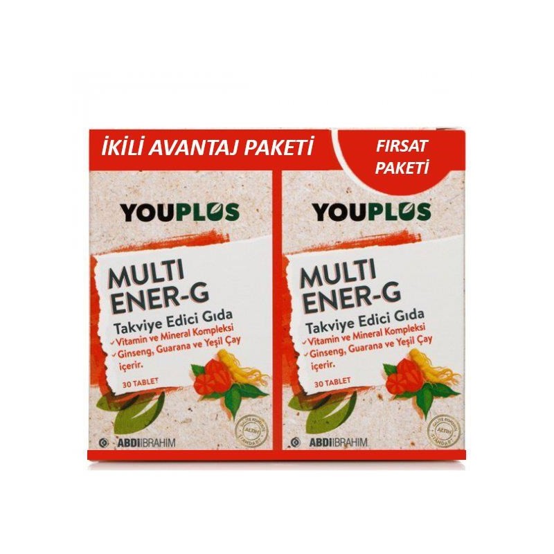 Youplus Energy 30 Tablet 2 Adet